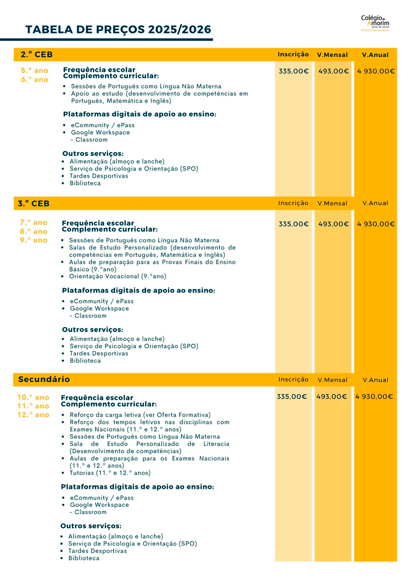 Colégio de Amorim - O futuro fazemos agora